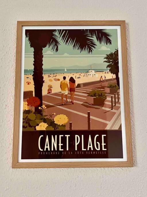 Studio Cote Plage Tout Equipe Vue Sur Le Canigou Canet-en-Roussillon Dış mekan fotoğraf